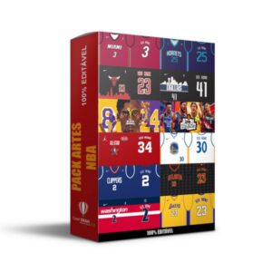 Pack Artes Caneca NBA