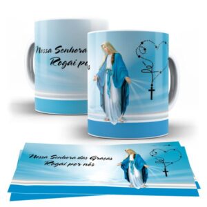 Arte Caneca Nossa Senhora das Graças