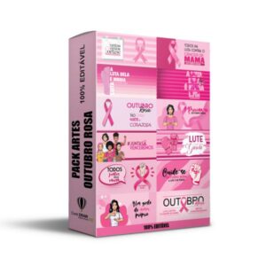 Pack Artes Outubro Rosa