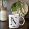 Arte Caneca - Alfabeto Floral Naira