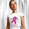 Arte T-shirt - Outubro Rosa Juntos Venceremos