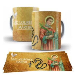 Arte Caneca - São Lourenço Mártir