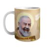 Arte Caneca São Padre Pio Editável - Image 2