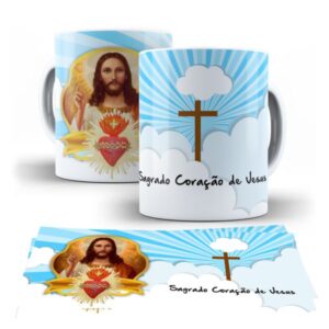 Arte Caneca - Sagrado Coração de Jesus