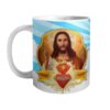 Arte Caneca Sagrado Coração de Jesus Editável - Image 2