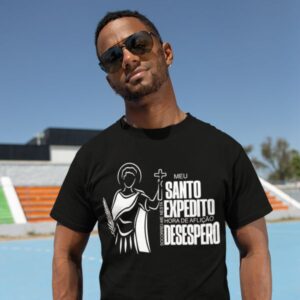 Arte Vetorizada Santo Expedito Camiseta